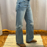 Reggie Wide Leg Vervet Jeans