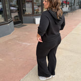 Soft Hooded Top w/Satin Tie