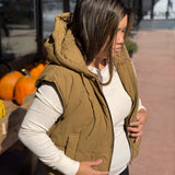 Hooded Bubble Puffer Vest