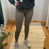 Nylon Ribbed Leggings