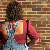Open Back Cropped Top