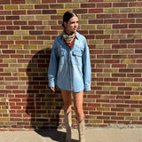 Vintage Denim Oversized Shirt