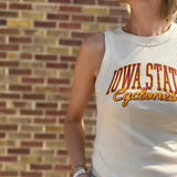 ISU Oatmeal Ribbed Tank