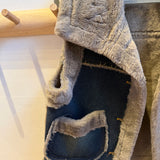 Denim Faux Fur Lined Vest