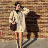 Long Sleeve Corduroy Dress