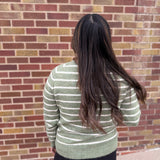 Raglan Sleeve Half Button Up Pullover