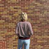 Stripe French Terry Pullover