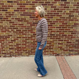 Raglan Sleeve Half Button Up Pullover