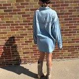 Vintage Denim Oversized Shirt