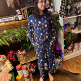 Adult Peppermint Pine Pajama Set