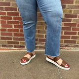 Mid Rise Boot Cut Crop Mica Jean