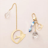Bookmark + Keychain Set