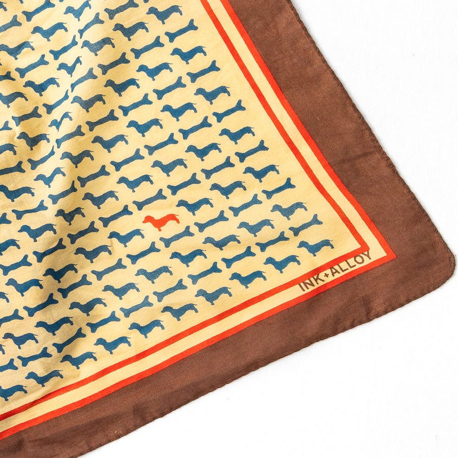 Olivia Dog Print Scarf