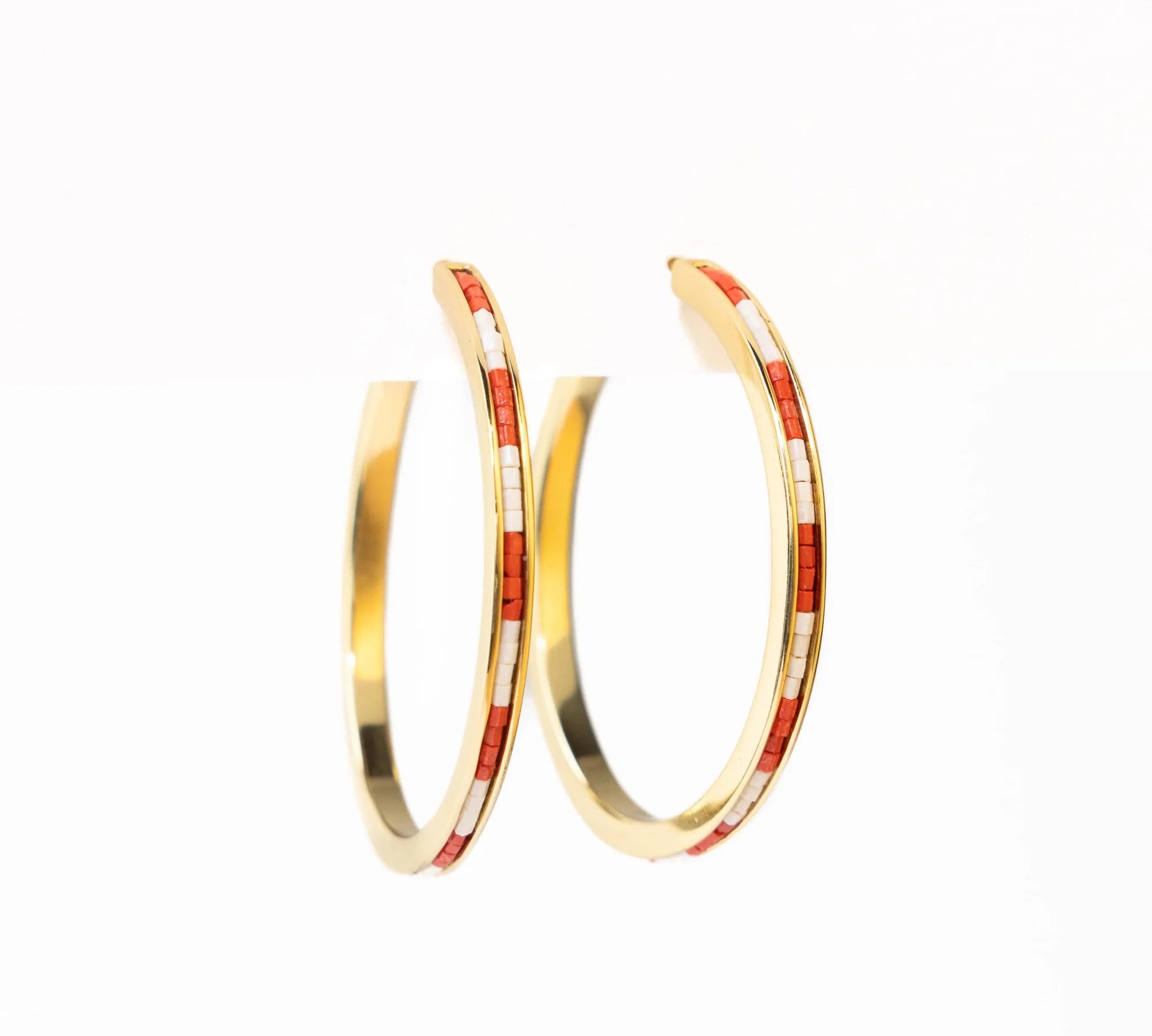 Lulu Hoop Beaded Earring