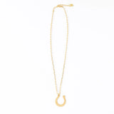 Madison Large Horseshoe Pendant Necklace