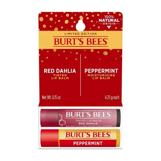 Burt's Bees Holiday Lip Balms 2 pack