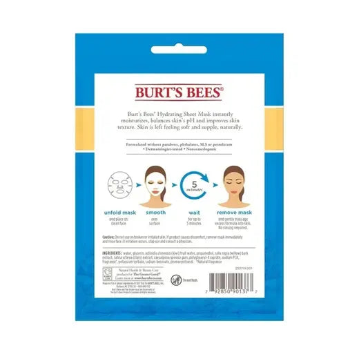 Burt's Bees Hydrating Sheet Mask w/ Clary Sage