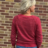 Raglan Sleeve Crewneck Sweatshirt