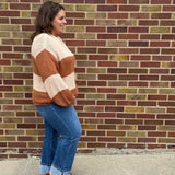 Wide Neck Knitted Sweater