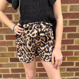 Girls Leopard Shorts