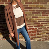 Open Knit Sweater Cardigan