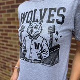 Letterman Wolves Graphic Tee