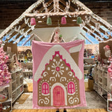 Whimsical Gingerbread House Blanket