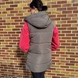 Hooded Tunic Puffer Vest