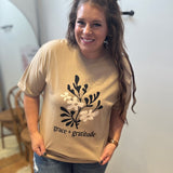 Grace & Gratitude Floral Tee
