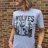 Letterman Wolves Graphic Tee