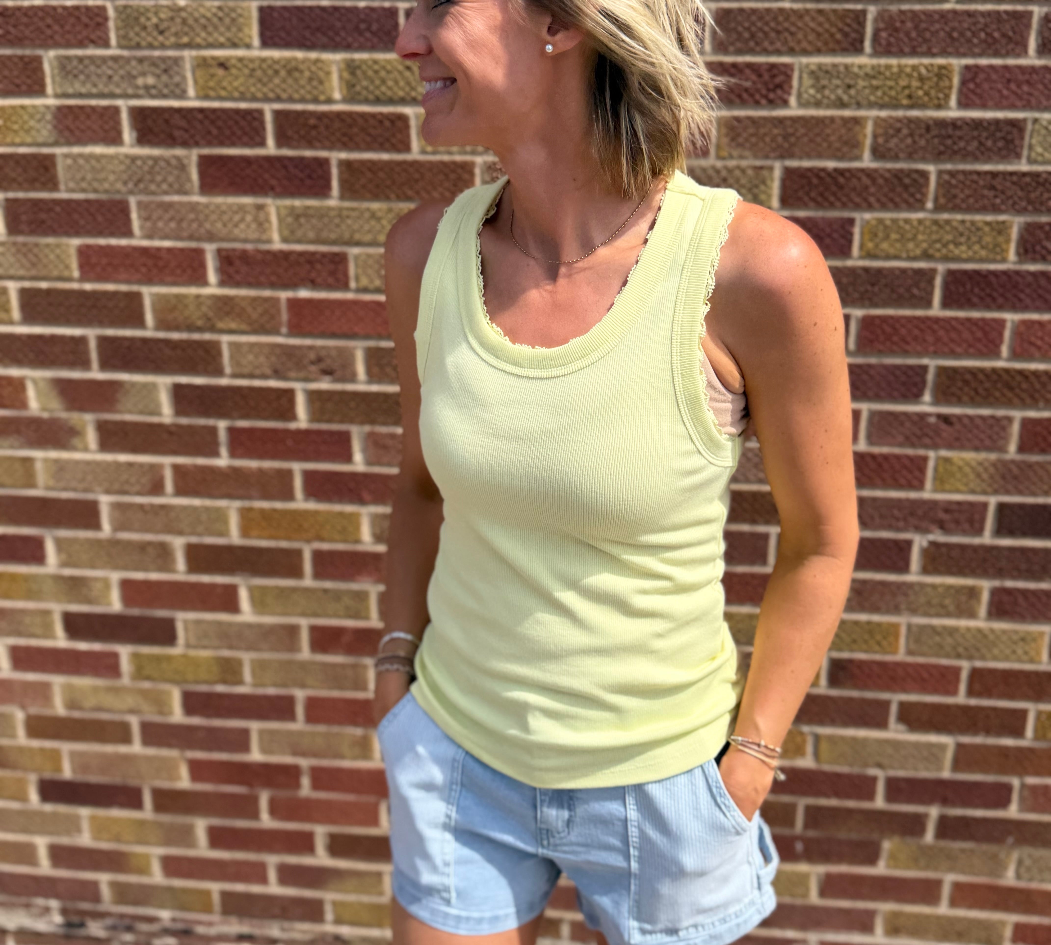 Ribbed Knit Tank Top