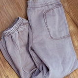 Wide Leg Cotton Jogger Sweatpants