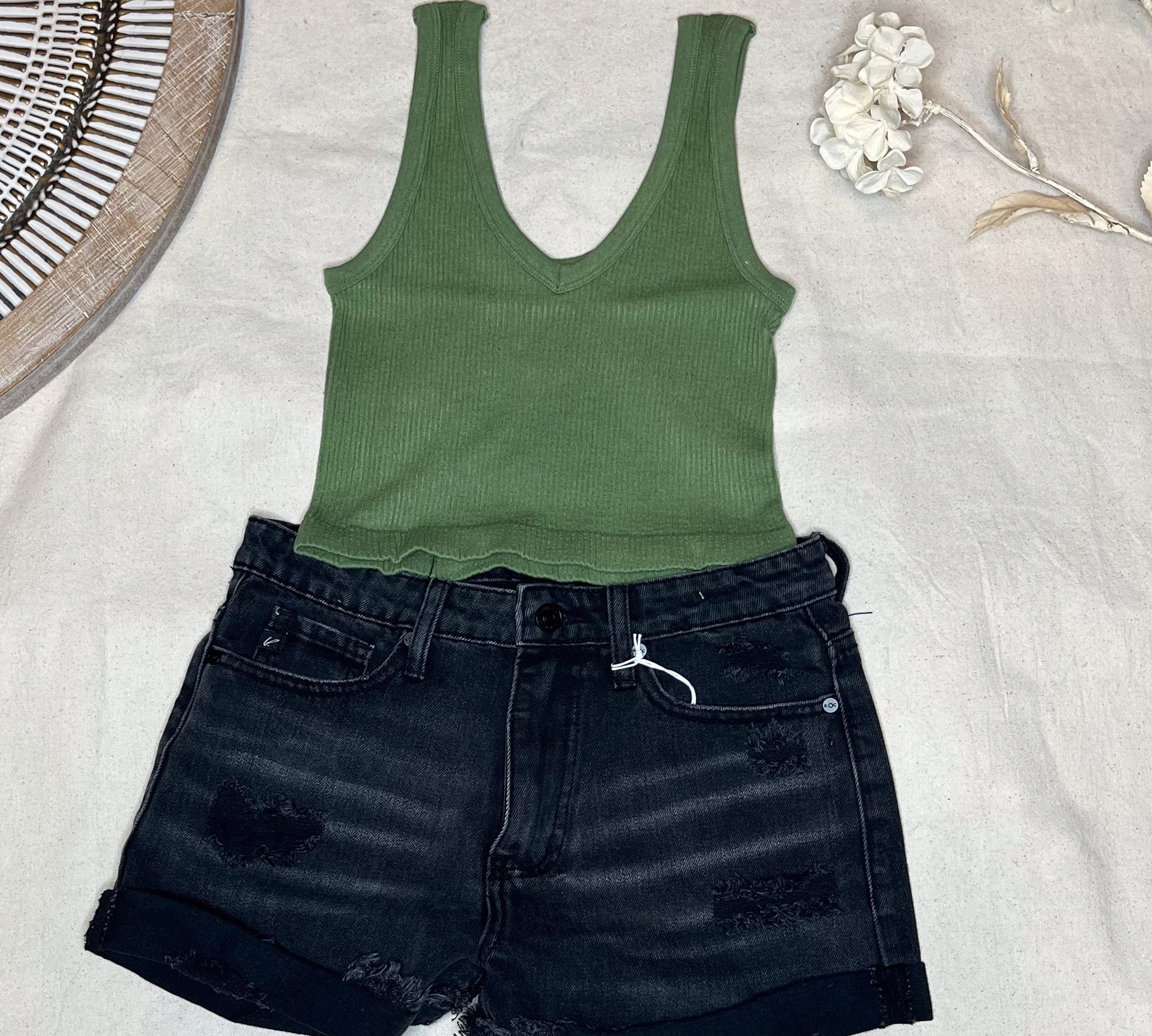Seamless Crop Tank Top