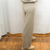 Textured Sweater Pants