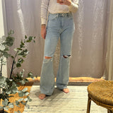 Vintage Super High Rise Flare Vervet Jeans