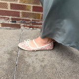 Carly Mesh Pearl Flats