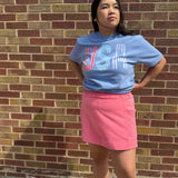 Washed Denim USA Stripe Tee