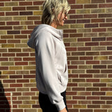 Modal Scuba Quarter Zip Hoodie Jacket