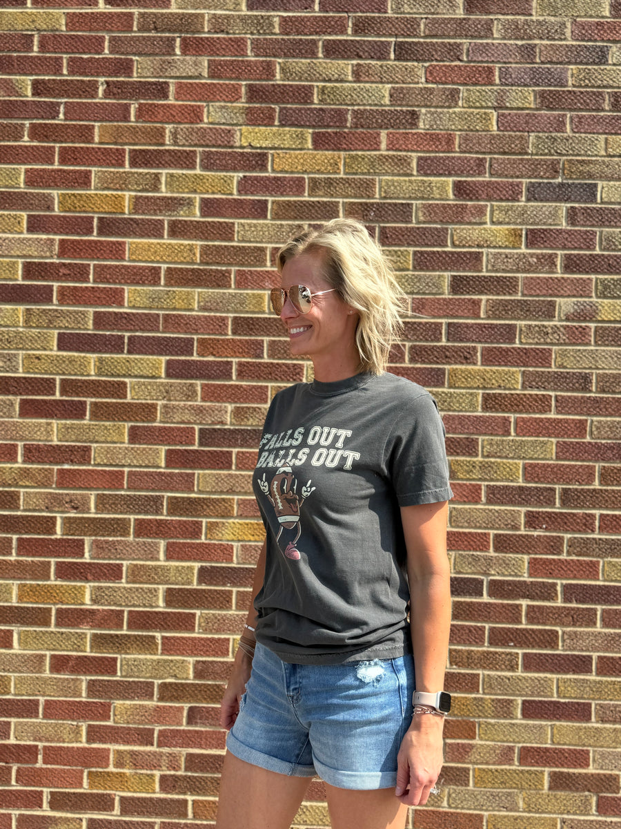 Falls Out Balls Out Graphic Tee