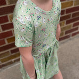 Toddler Spring Chicken Short Sleeve Dress