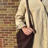 Long Sleeve Corduroy Dress