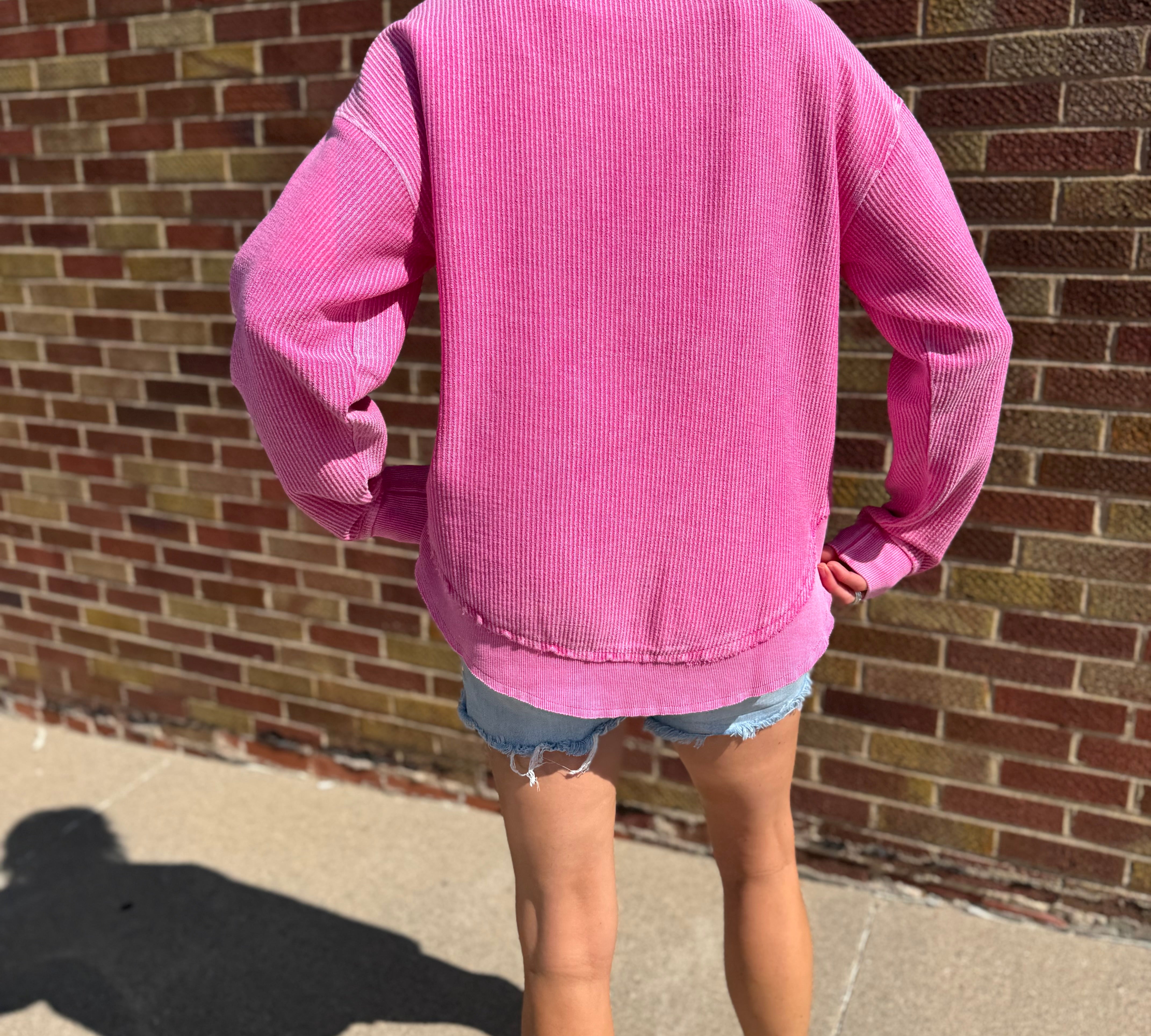 Luxe Corded Crew w/Rounded Bottom