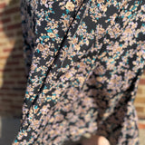 Plus Floral High Waist Dress