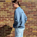 Mineral Washed Polo Sweatshirt