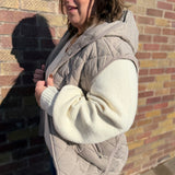 Quilted Hoodie Vest