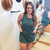 Plus Butter Soft Romper Dress