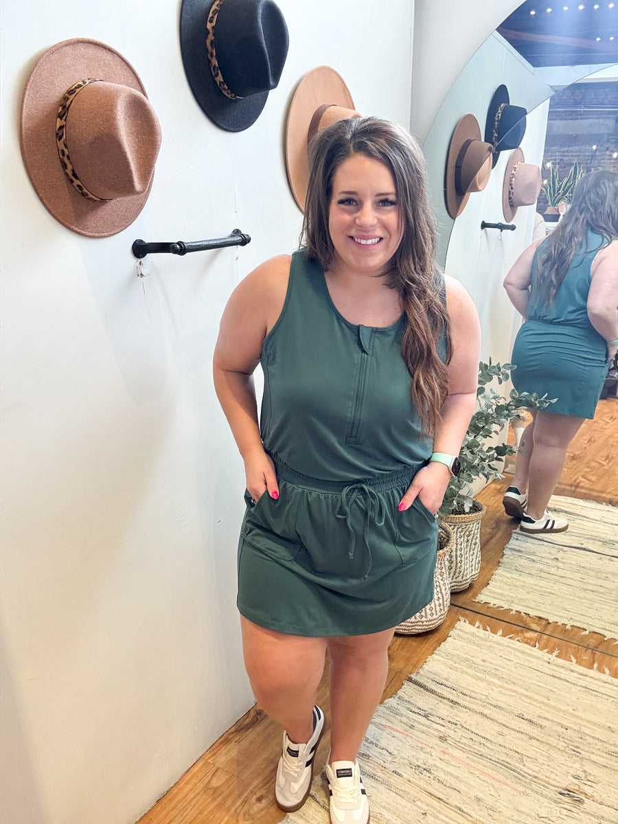 Plus Butter Soft Romper Dress