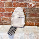 Larissa Sling Bag with Zipper Details