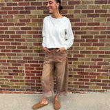 Striped Barrel Carpenter Pants