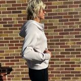 Modal Scuba Quarter Zip Hoodie Jacket